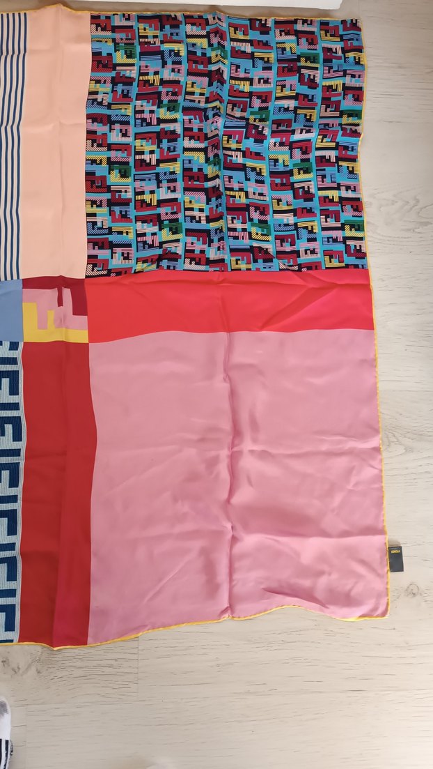 Çok Renkli İpek Fendi Bohem Stil - Görsel 2