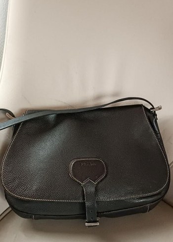 Prada Orjinal Siyah Deri Omuz Çantası - Görsel 5