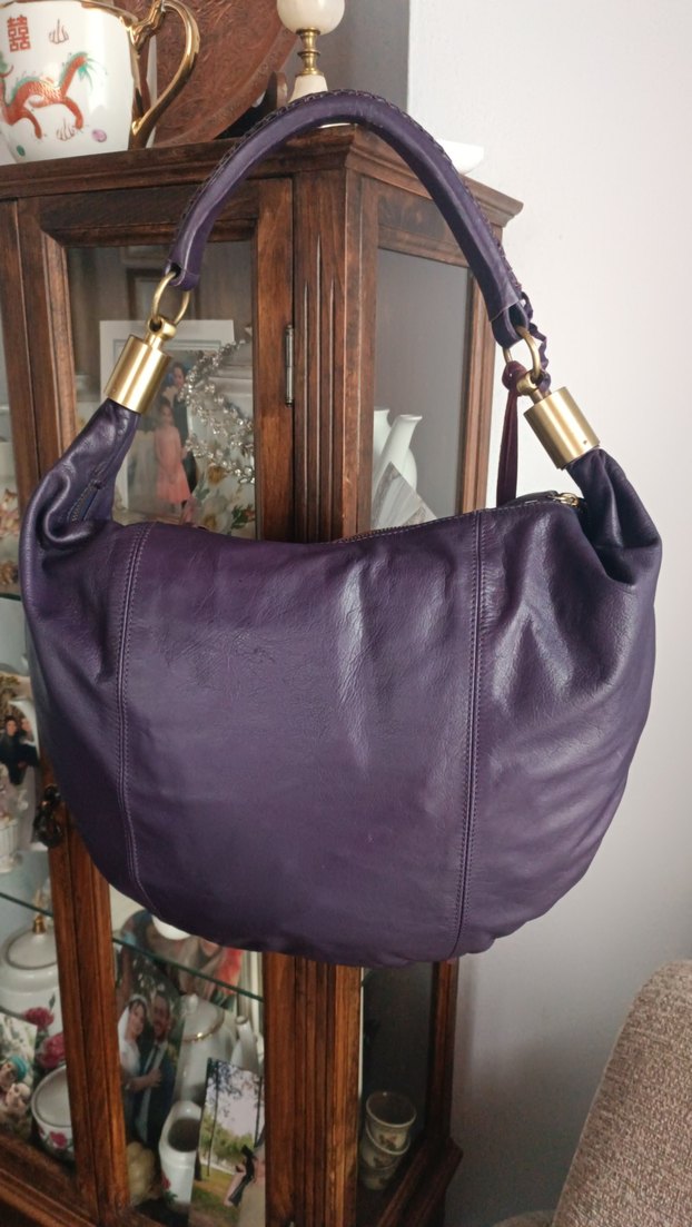 Reiss Mor Süet Püsküllü Bohem Kadın Çantası - Görsel 4