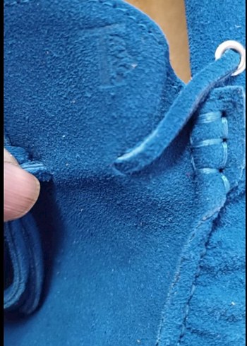 Tods Mavi Süet Erkek Loafer Ayakkabı - Görsel 2