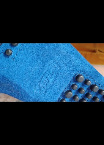 Tods Mavi Süet Erkek Loafer Ayakkabı - Görsel 3