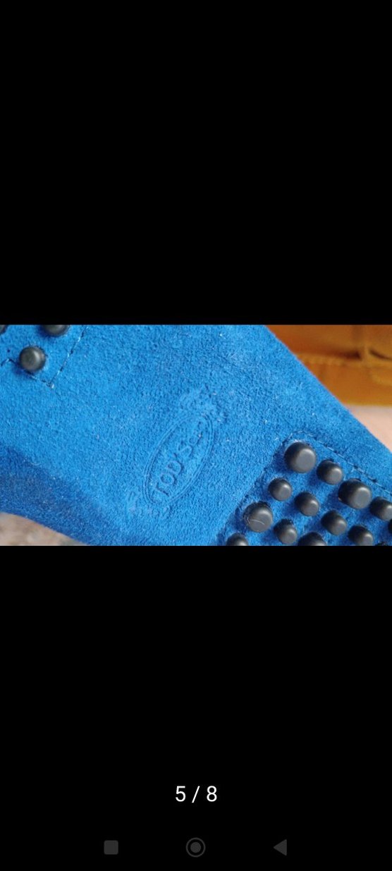 Tods Mavi Süet Erkek Loafer Ayakkabı - Görsel 3