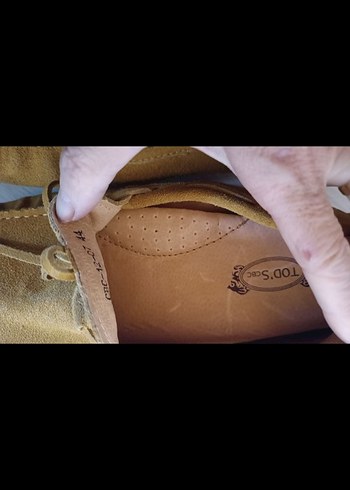 TODS Hardal Süet Erkek Loafer Ayakkabı - Görsel 7