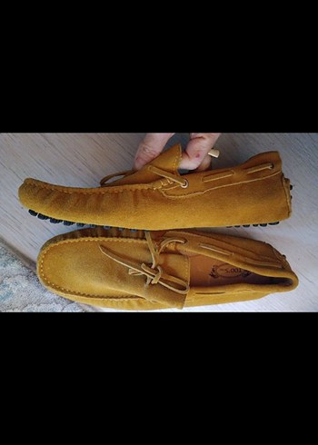 TODS Hardal Süet Erkek Loafer Ayakkabı - Görsel 2