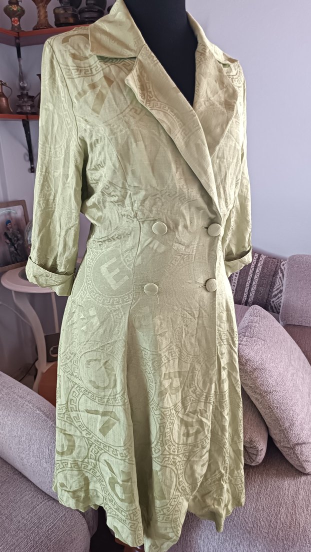 Versace Vintage Desenli Parlak  - Görsel 3