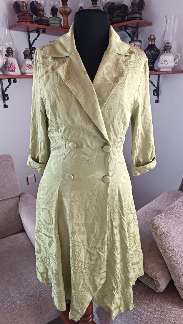 Versace Vintage Desenli Parlak  - Görsel 2