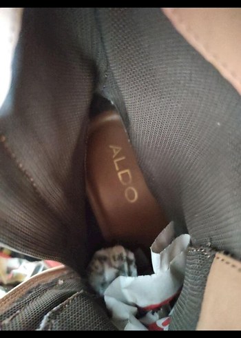 Aldo Gerçek Deri Karamel Deri Askeri Biker Bot - Görsel 5