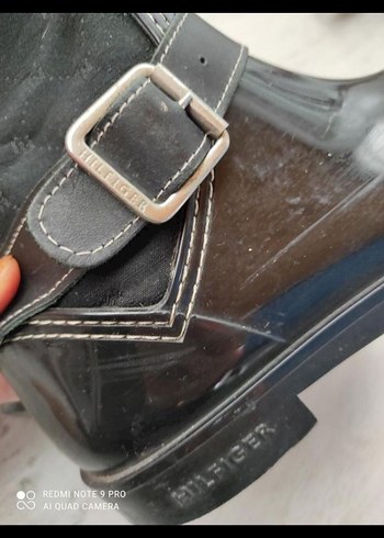 Tommy Hilfiger Gerçek Deri Tokalı Diz Boyu Kadın Çizme - Görsel 7