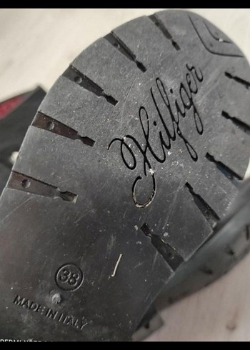 Tommy Hilfiger Gerçek Deri Tokalı Diz Boyu Kadın Çizme - Görsel 5