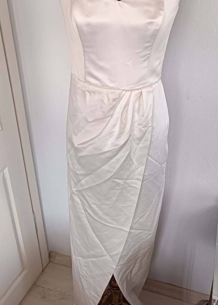 Vakko Saten Kırık Beyaz Astarlı ???????????? - Görsel 2