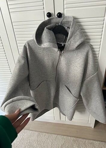 Oversize kapüşonlu swit