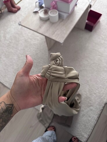 xs Beden camel Renk Zara elbise