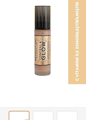 Revolution Conceal & Glow Fondöten F6