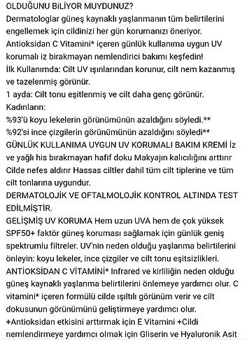  Beden Loreal Paris Revitalift Clinical 50+ Çok Yüksek Koruma 50 ml