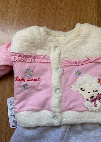 Kız Çocuk Gri Bol Kesim Eşofman Altı - Görsel 6