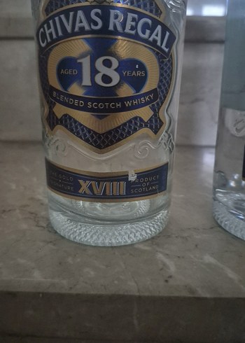  Beden Chivas Regal 18 Yılllık boş şişeler