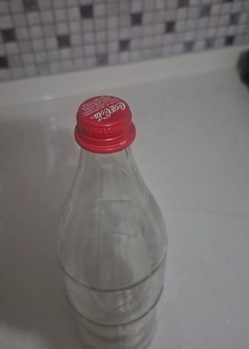 Şeffaf Cam Coca-Cola Şişesi - Görsel 2