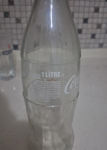 Şeffaf Cam Coca-Cola Şişesi - Görsel 3