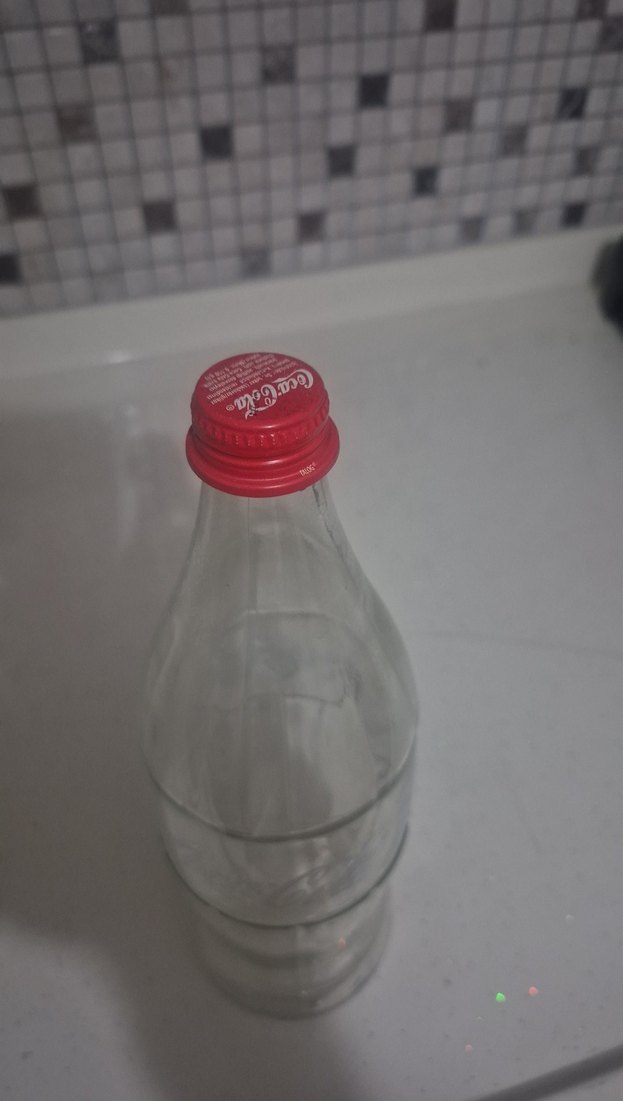 Şeffaf Cam Coca-Cola Şişesi - Görsel 2