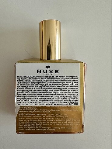 Beden Nuxe Huile Prodigieuse 100ml Vücut Yağı