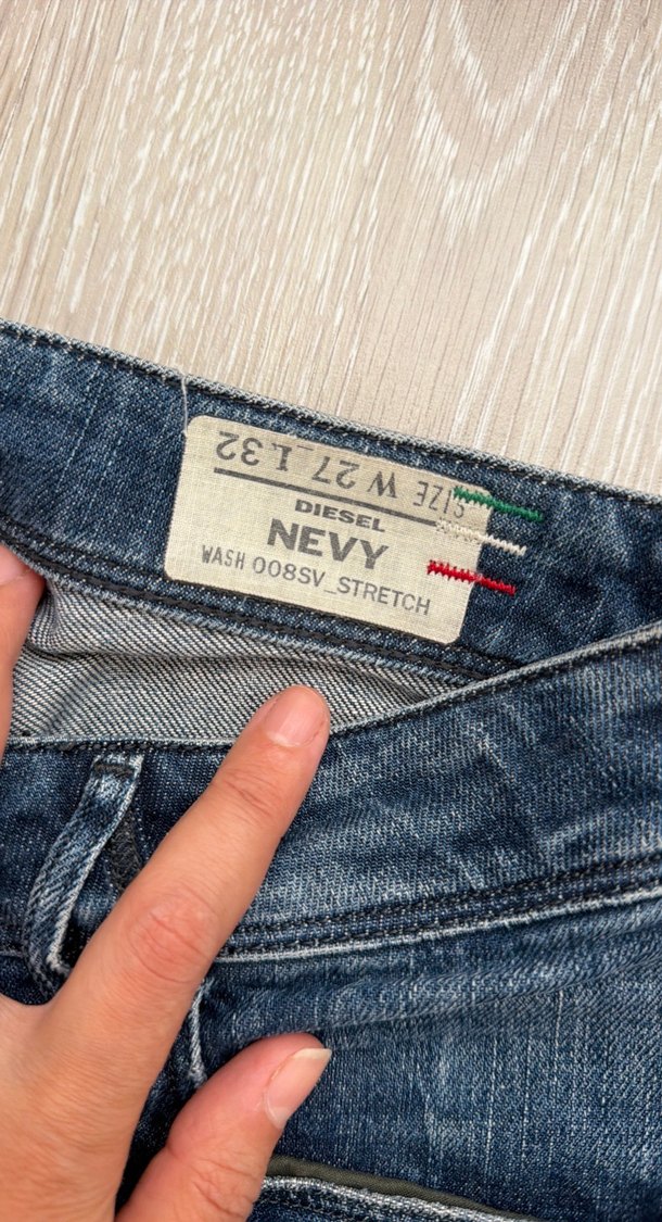 Diesel Slim Fit Koyu Mavi Denim Jean — görsel 4/6