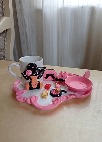 Beden pembe Renk Tek kisilik fincan