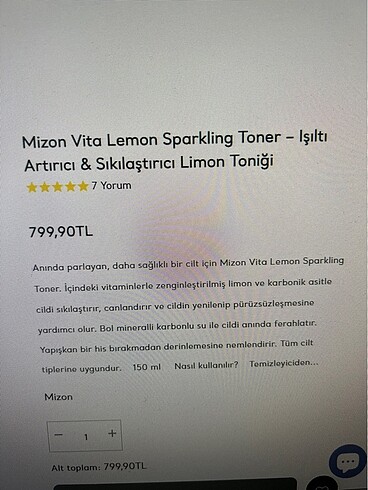 Beden Renk Mizon serum