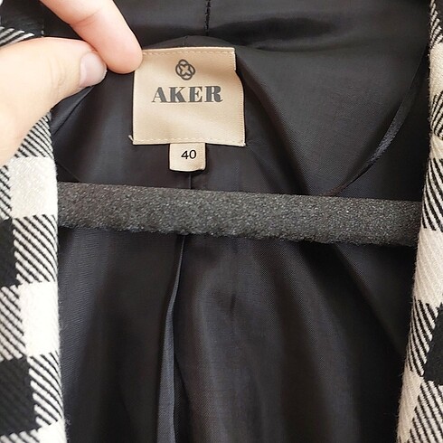 Aker Ekoseli ceket