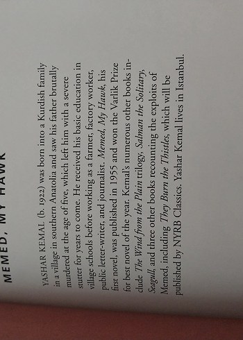 Memed, My Hawk - Yaşar Kemal (İnce Memed) - Görsel 6