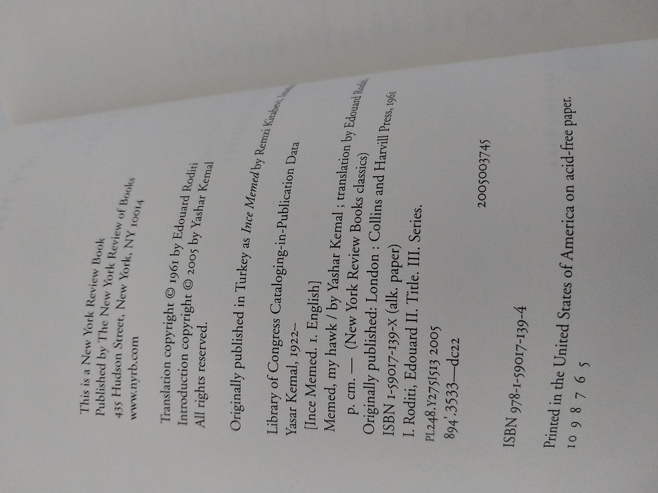 Memed, My Hawk - Yaşar Kemal (İnce Memed) - Görsel 5