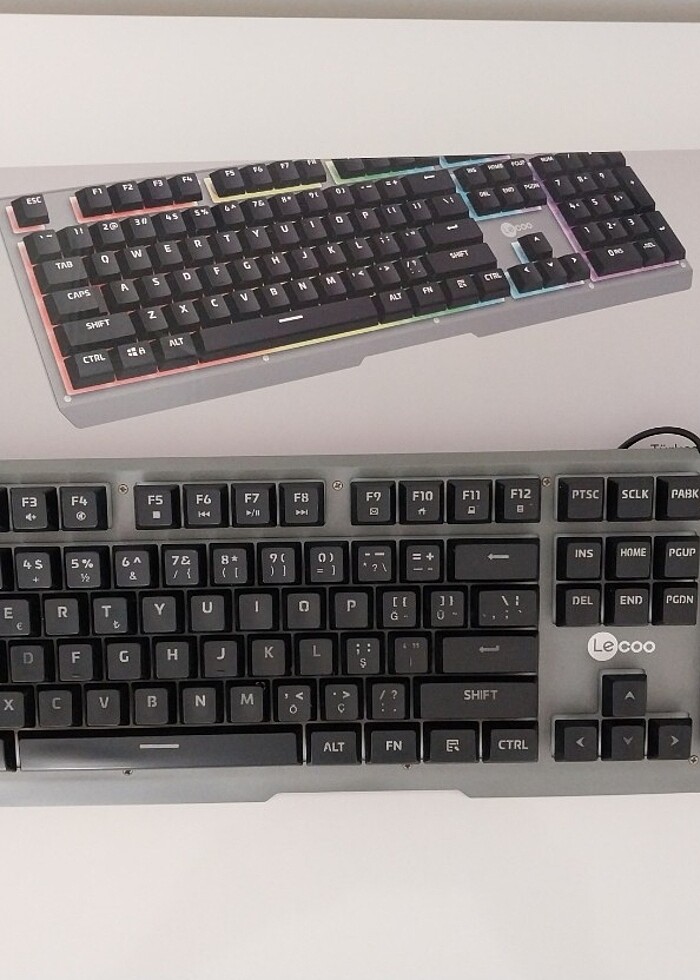 Lenovo lecoo oyuncu klavyesi  - Görsel 3