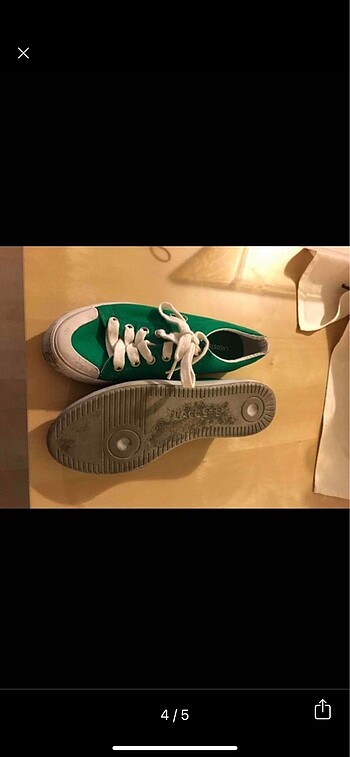 38 Beden yeşil Renk Lacoste ayakkabı