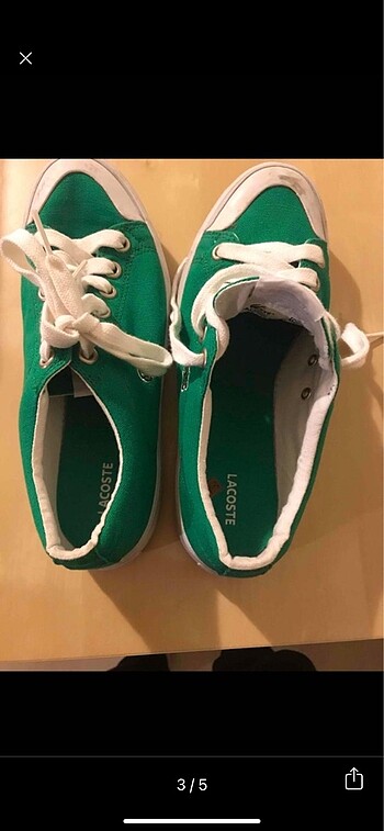 38 Beden Lacoste ayakkabı