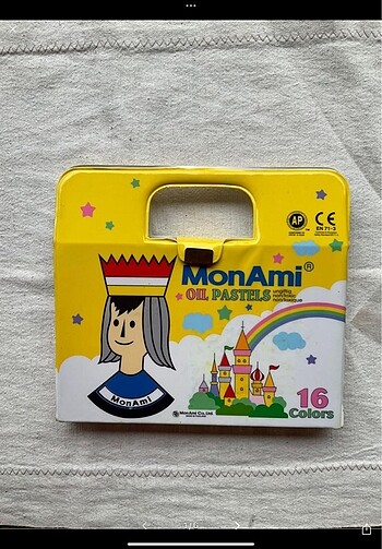 Monami çantalı 16 lı pastel boya seti