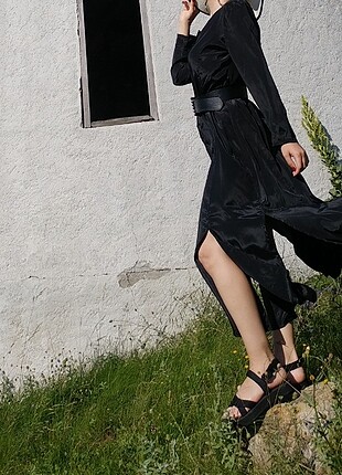 Vintage Love Siyah vintage elbise