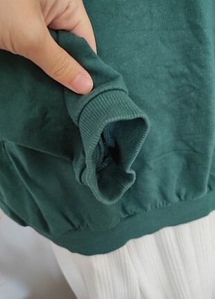 m Beden yeşil Renk Koton sweatshirt