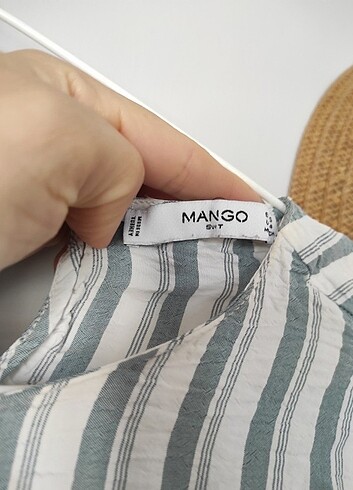 s Beden beyaz Renk Mango bluz