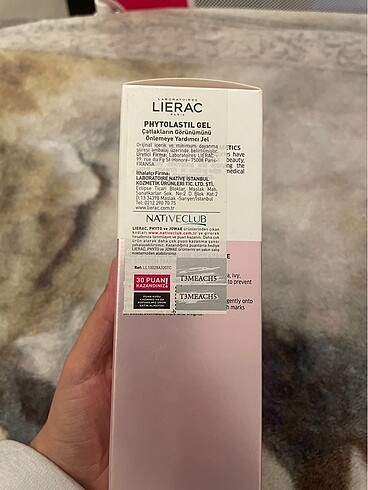 Beden Lierac phytolastil çatlak kremi 200 mL