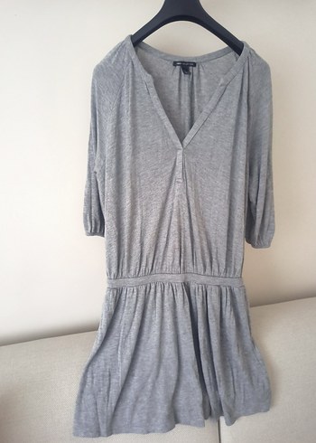 mango v yaka triko elbise - Görsel 2