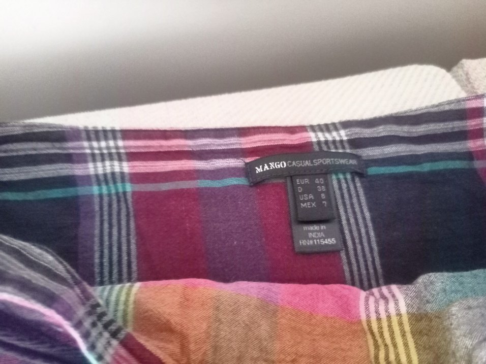 Renkli Pilili Midi Hamile Etek - Görsel 4