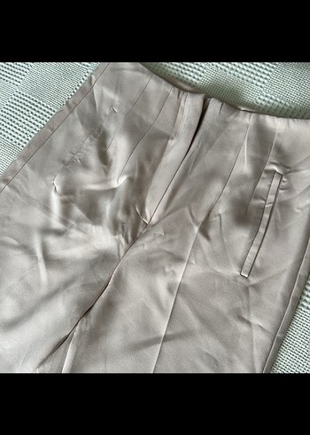 Bej Kadın Kumaş Pantolon - Görsel 3