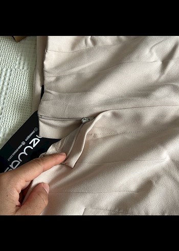 Bej Kadın Kumaş Pantolon - Görsel 5