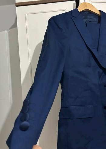 Lacivert Erkek Ofis Takım Elbise Ceketi - Görsel 2