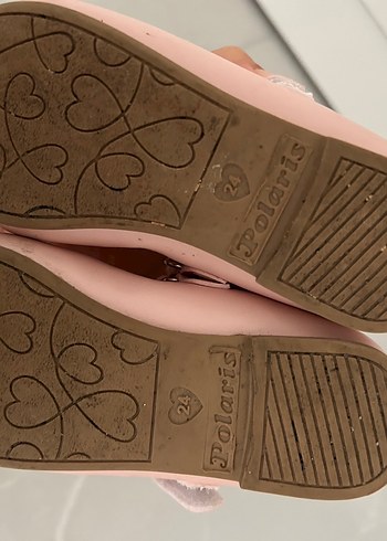 Pembe Kız Çocuk Babet Ayakkabı - Görsel 3