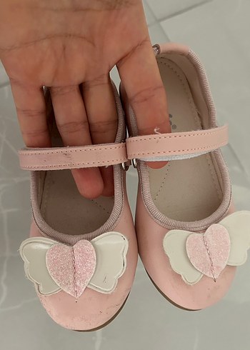 Pembe Kız Çocuk Babet Ayakkabı - Görsel 4