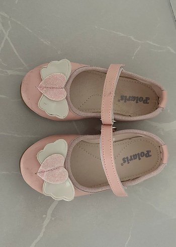 Pembe Kız Çocuk Babet Ayakkabı - Görsel 2