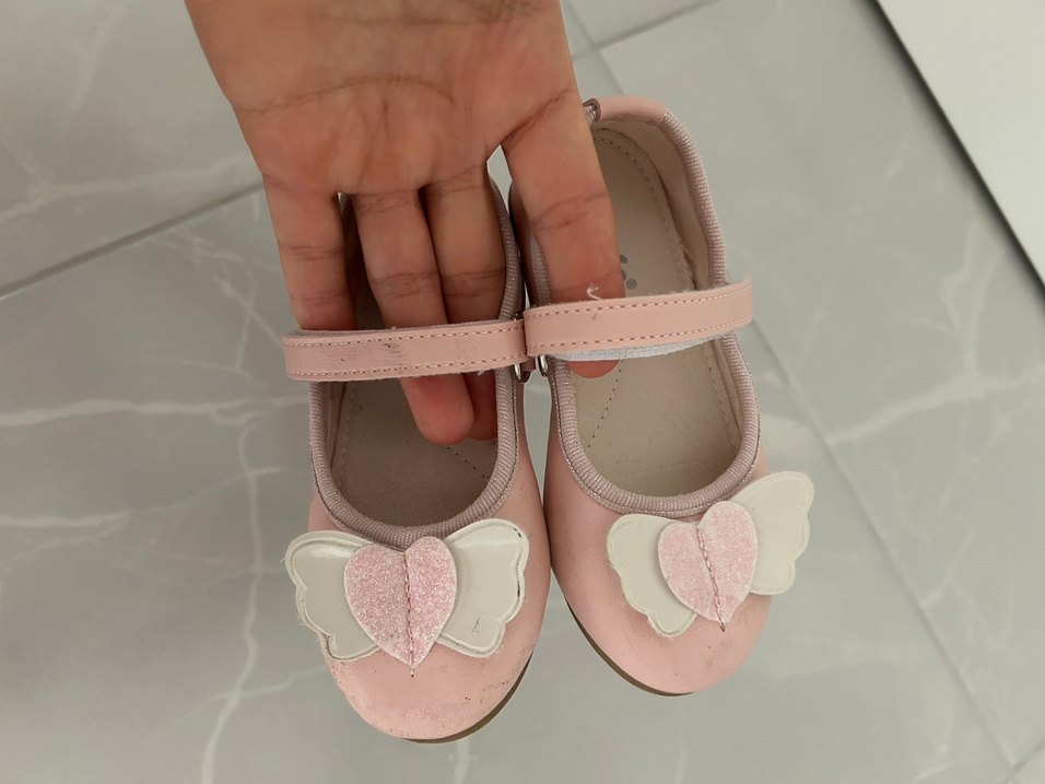 Pembe Kız Çocuk Babet Ayakkabı - Görsel 4