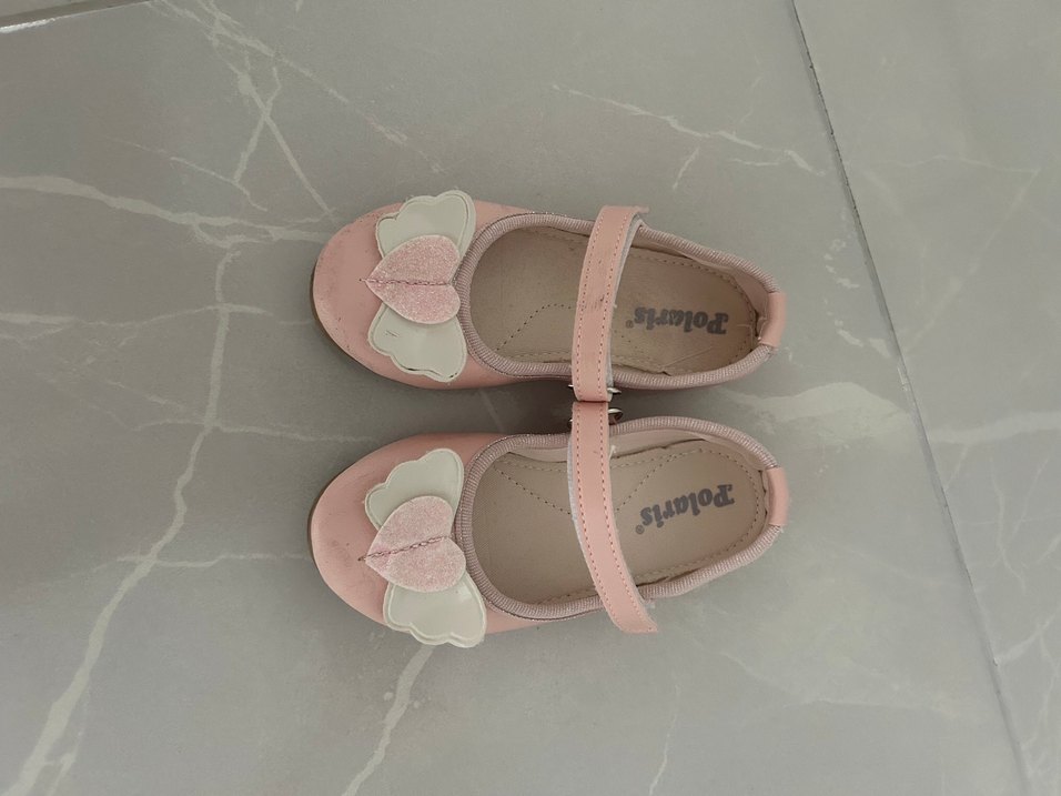 Pembe Kız Çocuk Babet Ayakkabı - Görsel 2