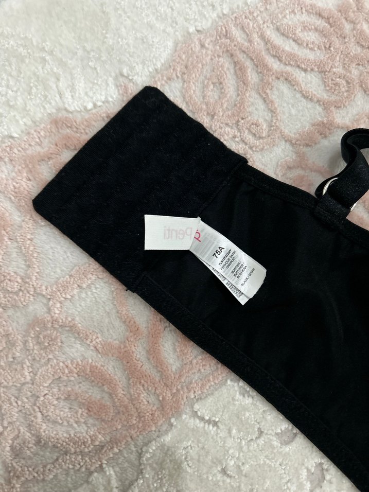 Penti Mini Siyah Goth Sütyen - Görsel 2