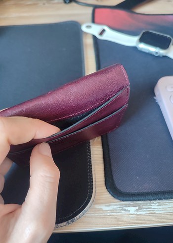 Bordo Basic Cüzdan - Görsel 3